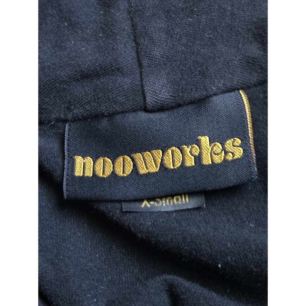 Nooworks Magic Cuit Black Cotton Lycra Sleeveless Button Front Jumpsuit XS - Picture 4 of 14